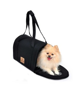 Bolsa de Transporte Luxo Bichinho Chic Preta